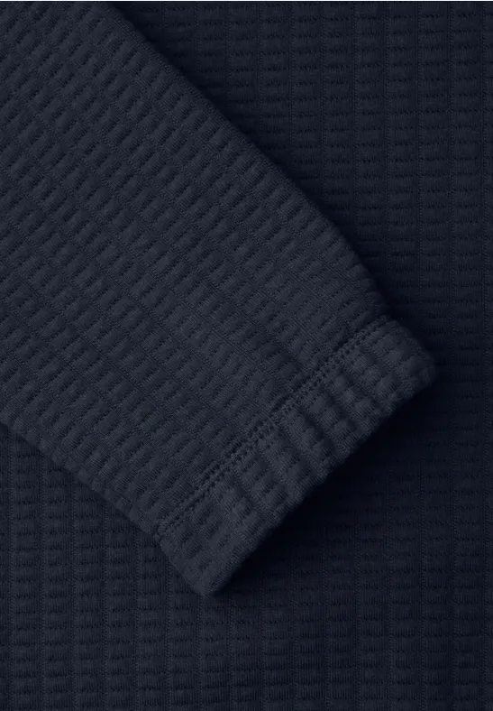 Hoodie Shirt shadowed navy