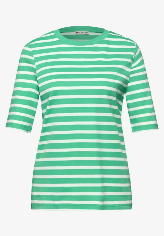 Gestreiftes Shirt arcadia green