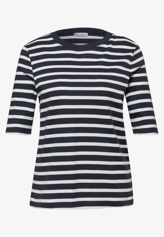 Gestreiftes Shirt shadowed navy