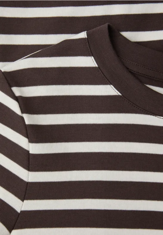 Gestreiftes Shirt molten earth