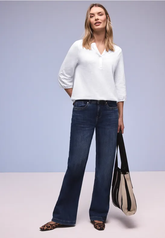 T-shirt au look tunique White