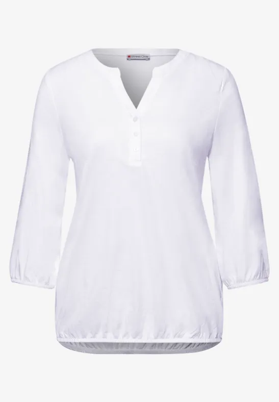 T-shirt au look tunique White