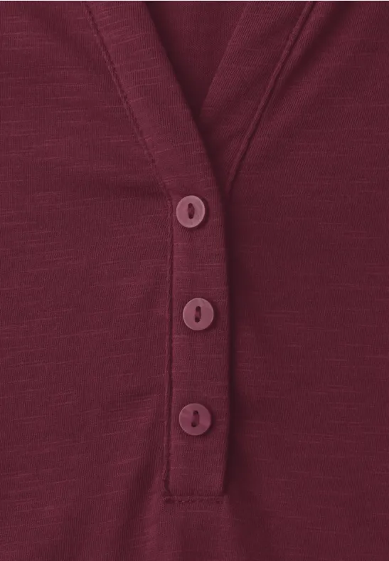 Shirt im Tunika-Look truffle red