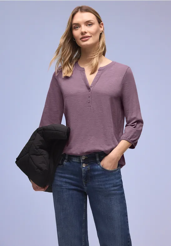 Shirt im Tunika-Look bright berry