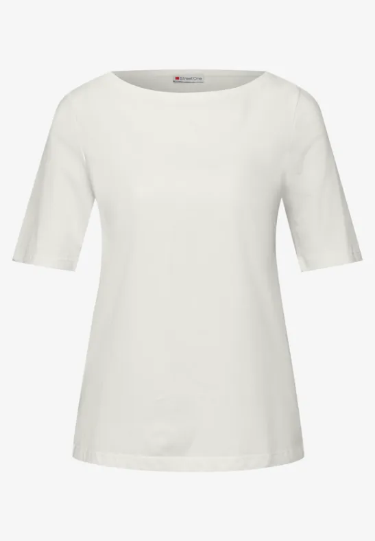 Basic Shirt in een 2-pack off white/black