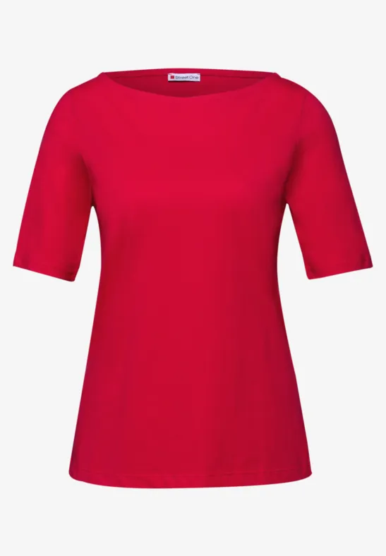 Basic Shirt in een 2-pack shadowed navy/salsa red