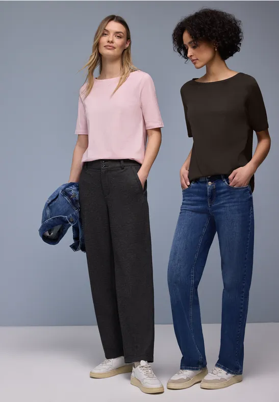 Basic Shirt in een 2-pack espresso brown/minimal rose