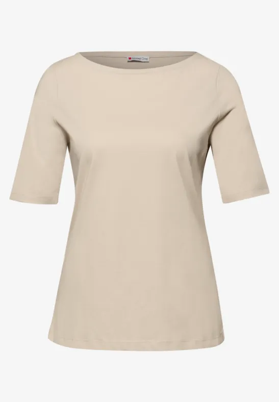 Basic Shirt in een 2-pack cotton beige/espresso brown