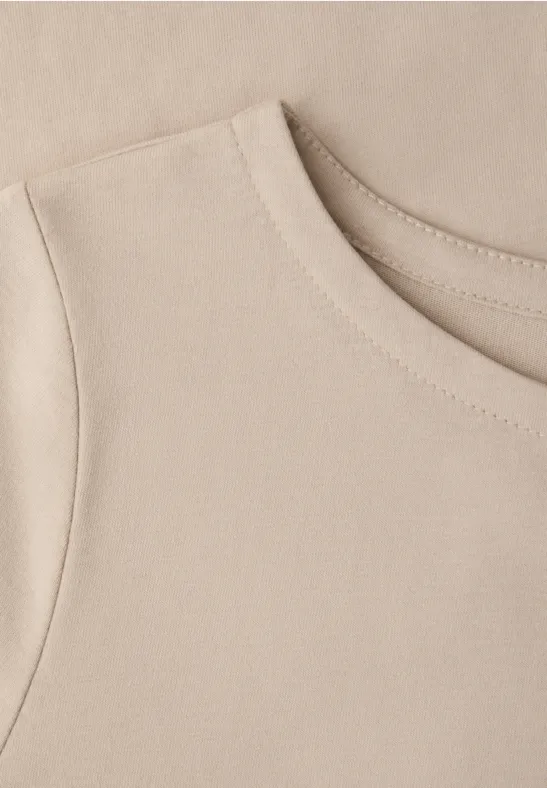 Basic T-Shirt cotton beige