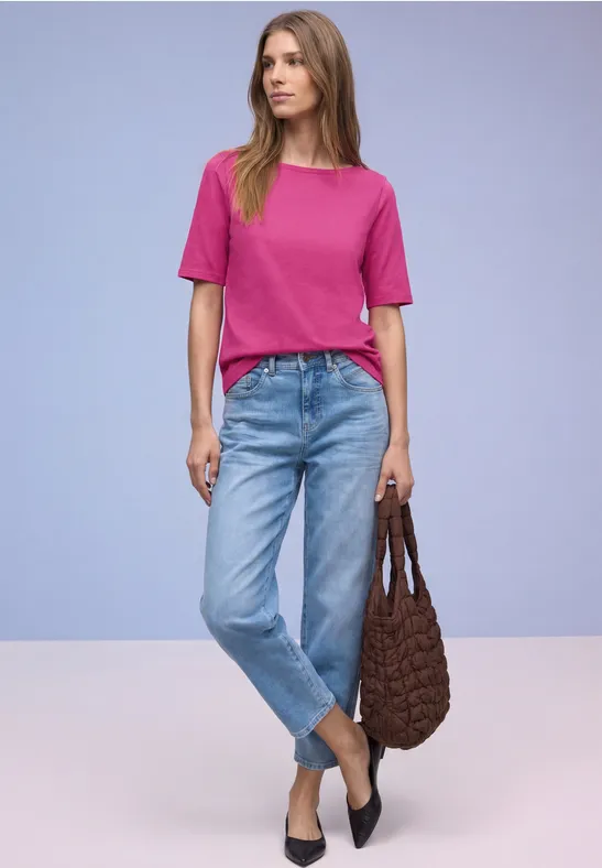 T-shirt de base magenta dream