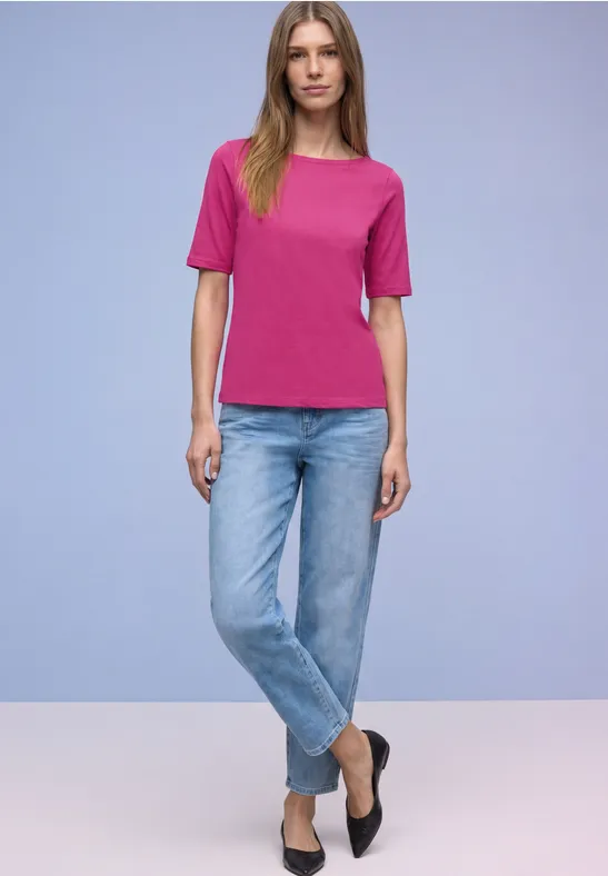 T-shirt de base magenta dream