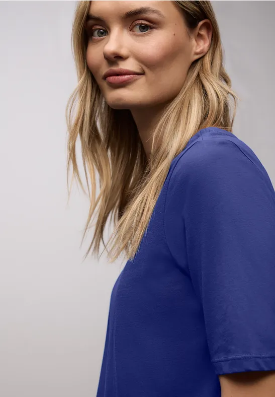 Basic T-Shirt amparo blue