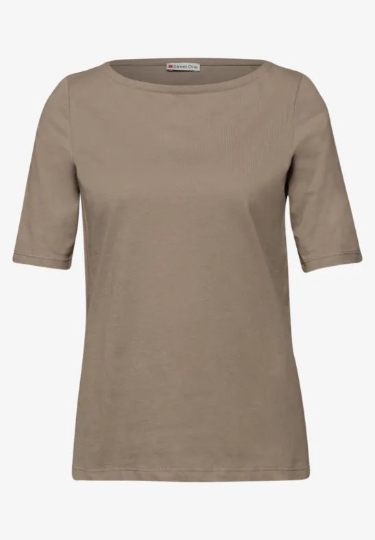 Basic T-Shirt light terra mocha
