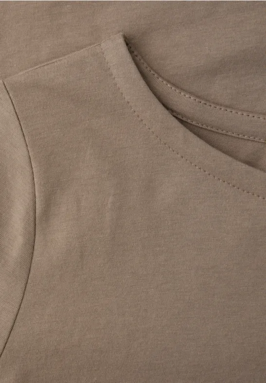 Basic T-Shirt light terra mocha