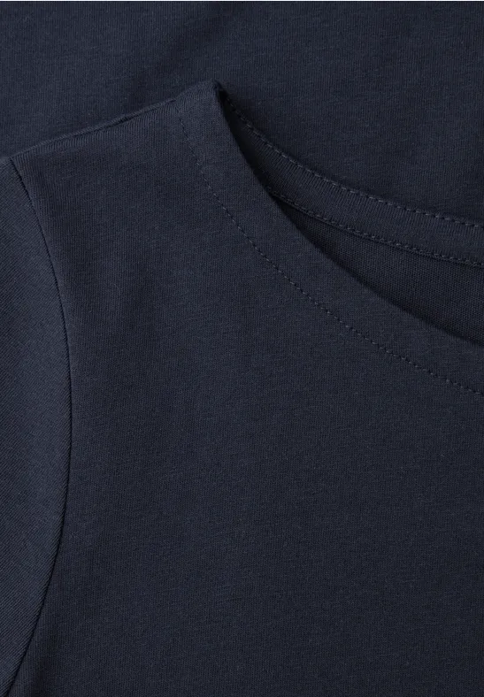 Basic T-Shirt shadowed navy