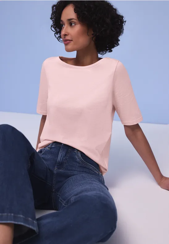Basic T-Shirt minimal rose