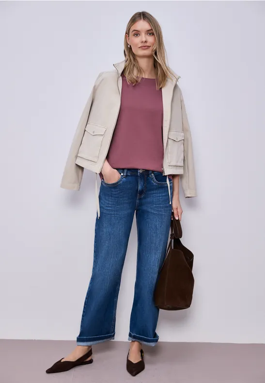 T-shirt de base dark clouded blush