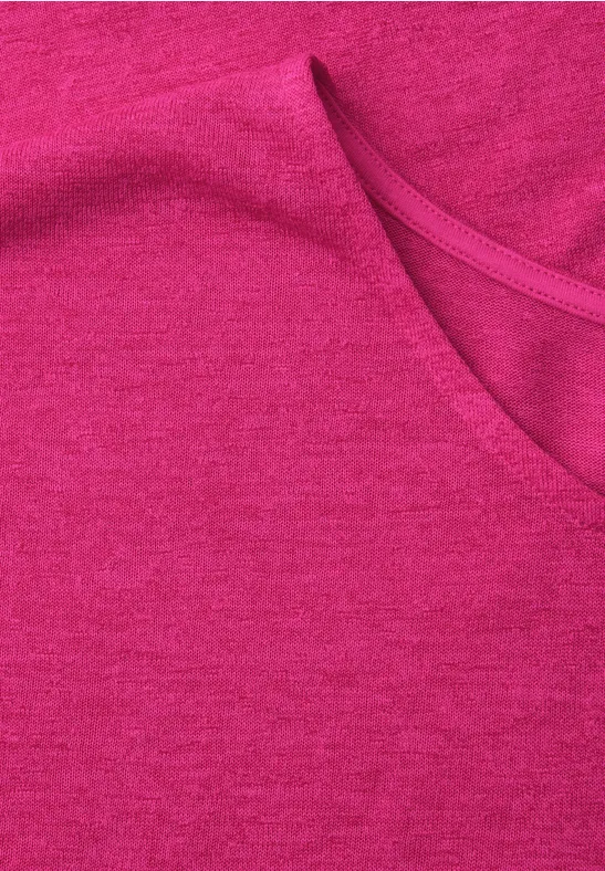 Chemise dropped shoulder look lin magenta dream