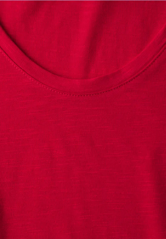 T-shirt de base salsa red
