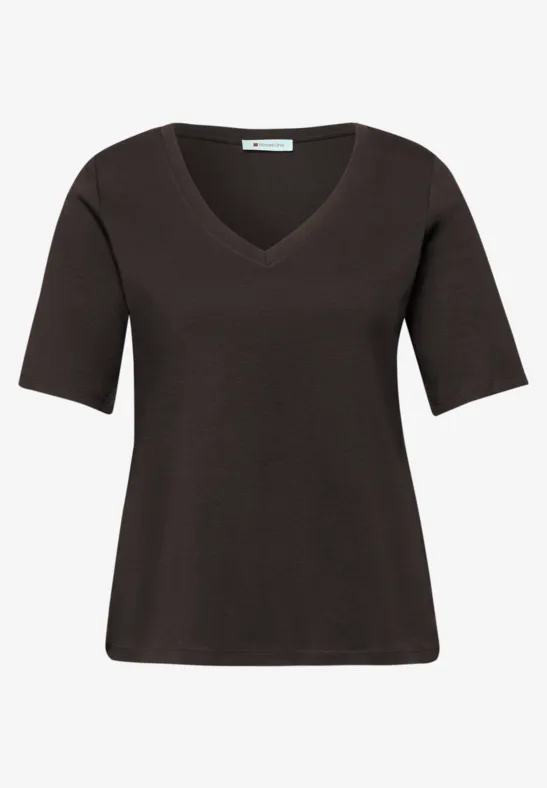 Basic T-Shirt espresso brown