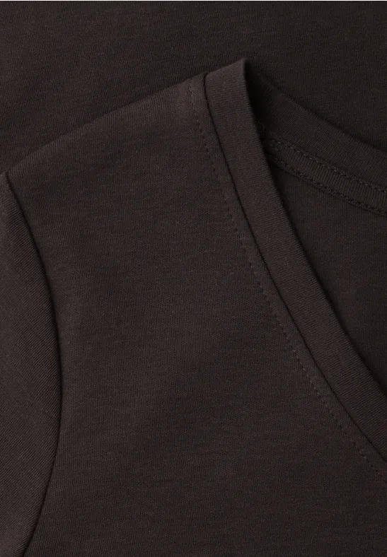 Basic T-Shirt espresso brown