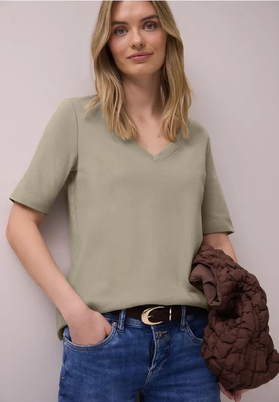 T-shirt de base timeless beige