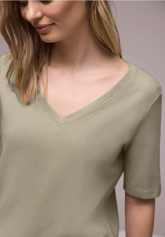 T-shirt de base timeless beige