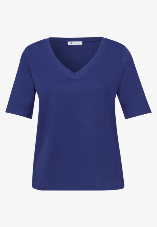 T-shirt de base amparo blue