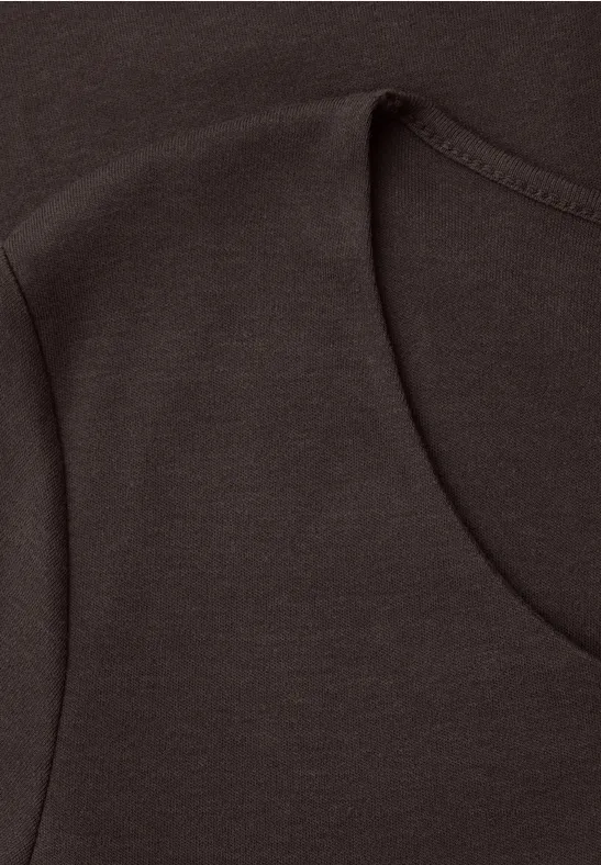 T-shirt de base espresso brown