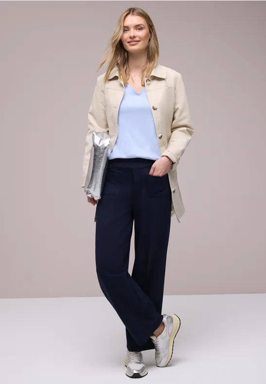 Basic T-Shirt cashmere blue