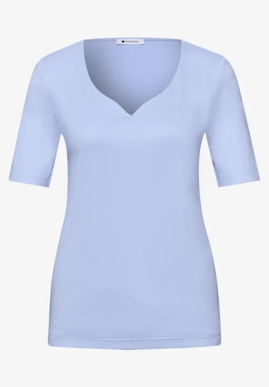 Basic T-Shirt cashmere blue