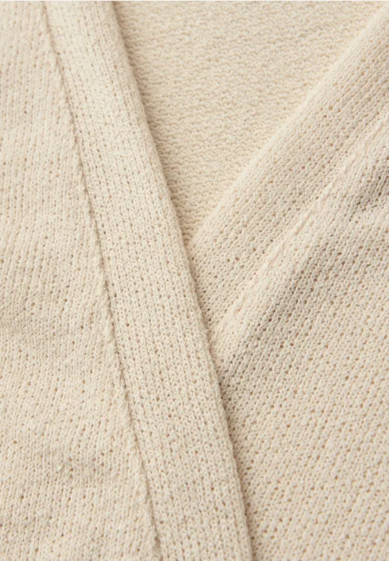 Langarm Jacke in offener Passform smoke beige