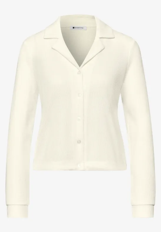 Veste en couleur unie off white