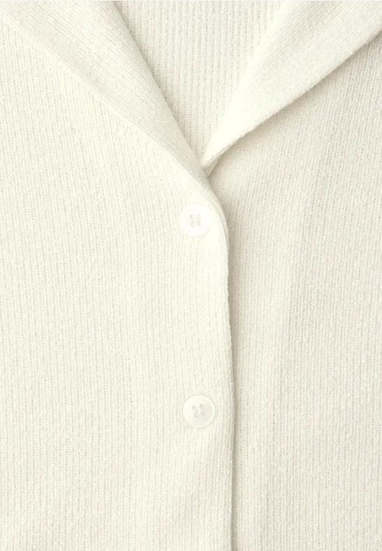 Veste en couleur unie off white