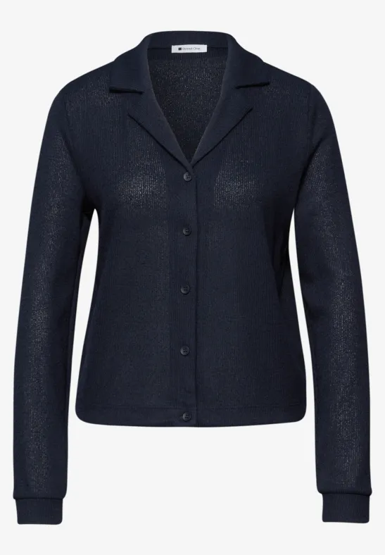 Veste en couleur unie shadowed navy
