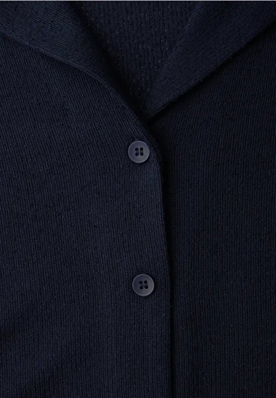 Veste en couleur unie shadowed navy