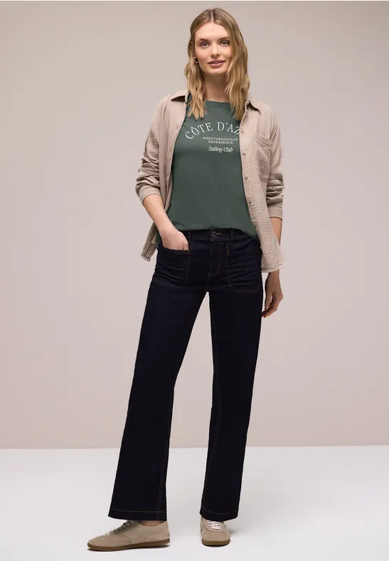 T-Shirt mit Wording cilantro green