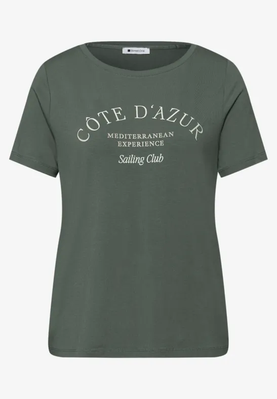 T-Shirt mit Wording cilantro green