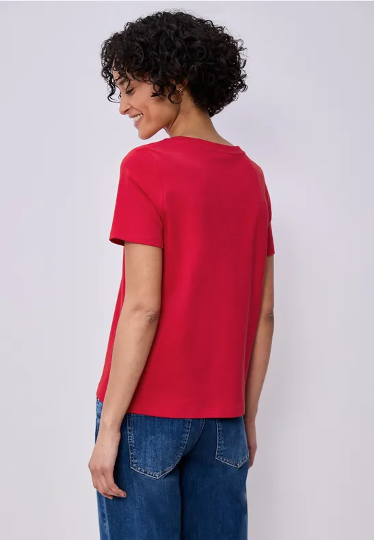Basic Shirt salsa red