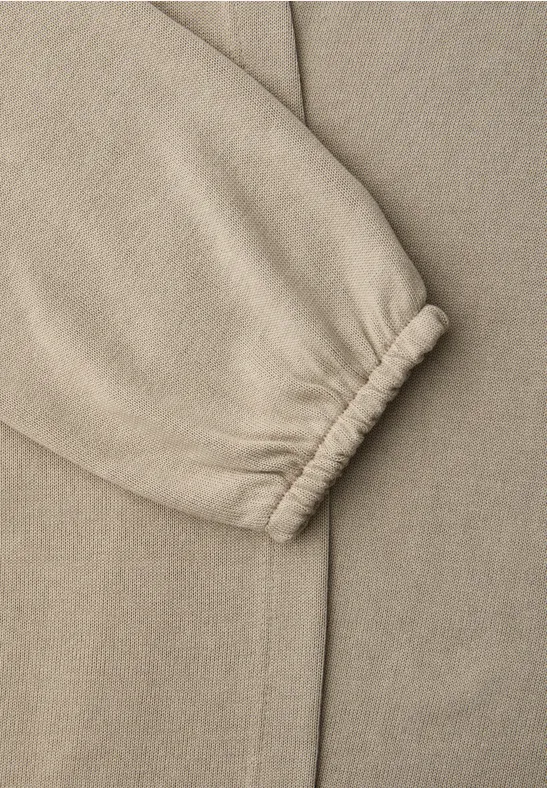 Veste à manches longues, coupe ouverte timeless beige