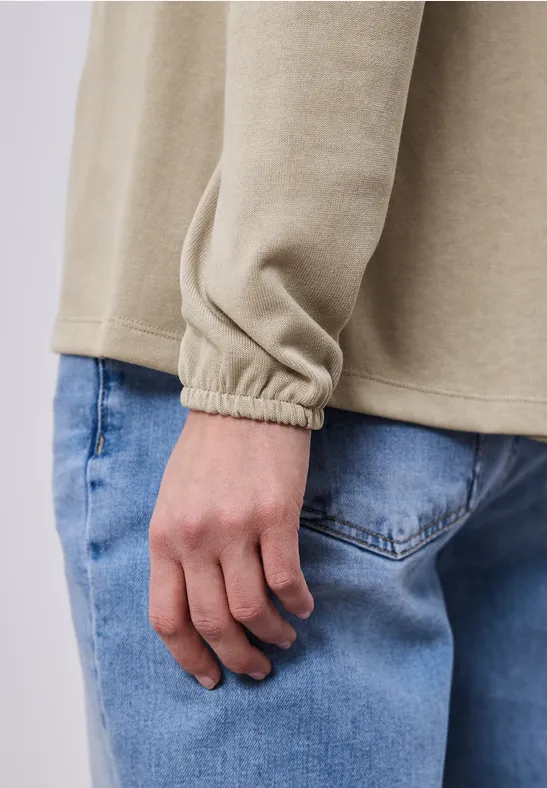 Veste à manches longues, coupe ouverte timeless beige