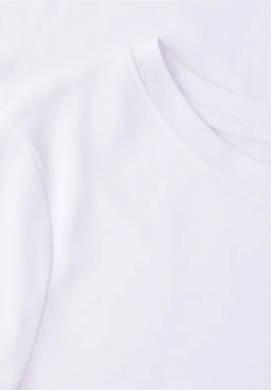 T-shirt long White