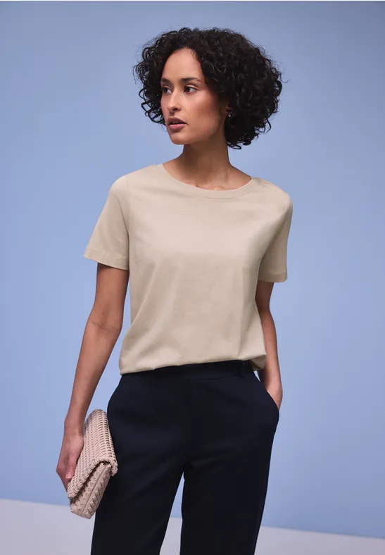 T-shirt long clay sand