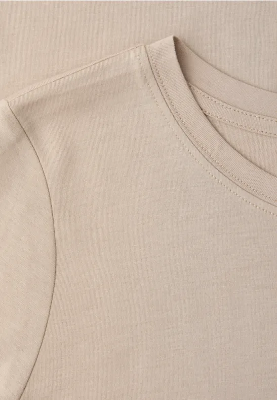T-shirt long clay sand