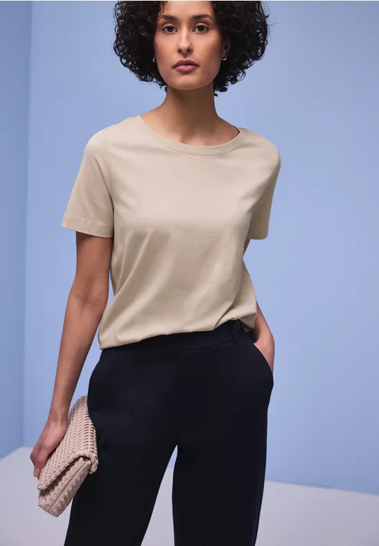 T-shirt long clay sand