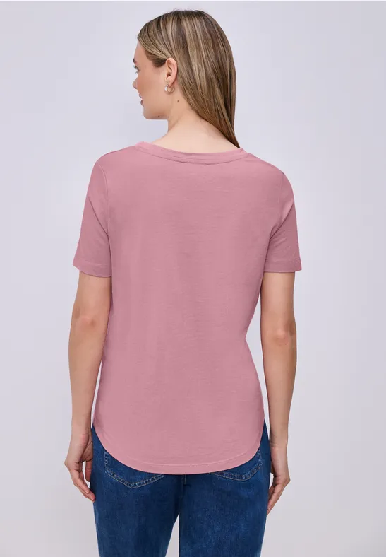 T-shirt long clouded blush