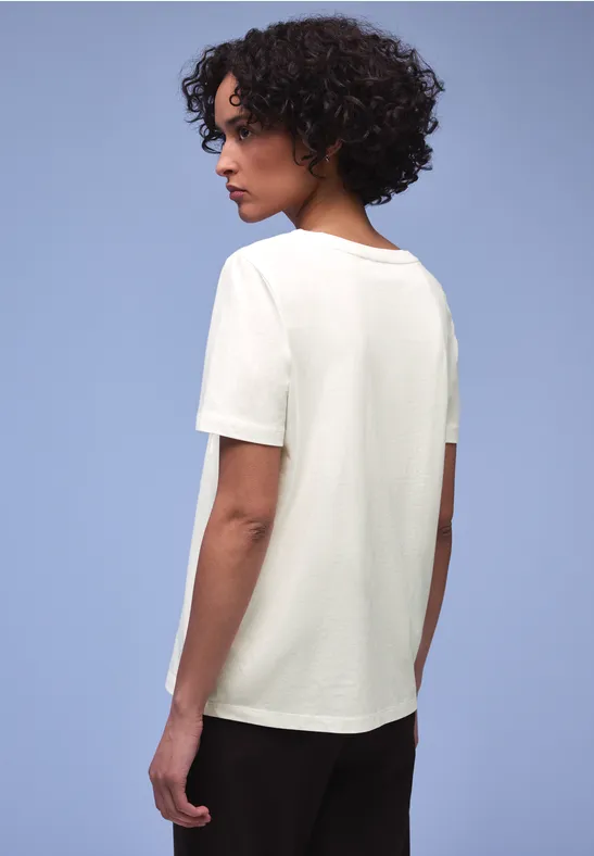 T-shirt avec Partprint off white