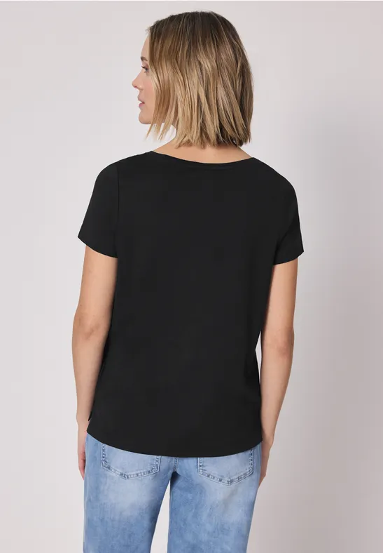 T-shirt avec wording Black