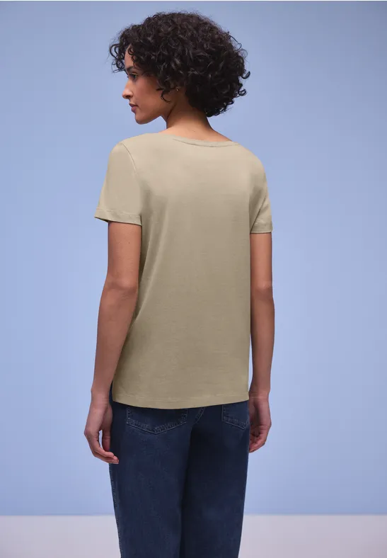 Shirt mit Wording timeless beige