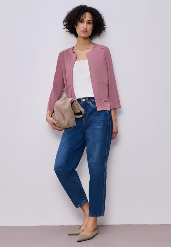 Silk-Look Jacke clouded blush